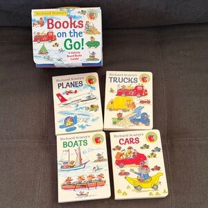 📚 Richard Scarry’s Books on the Go! 4 Board Books